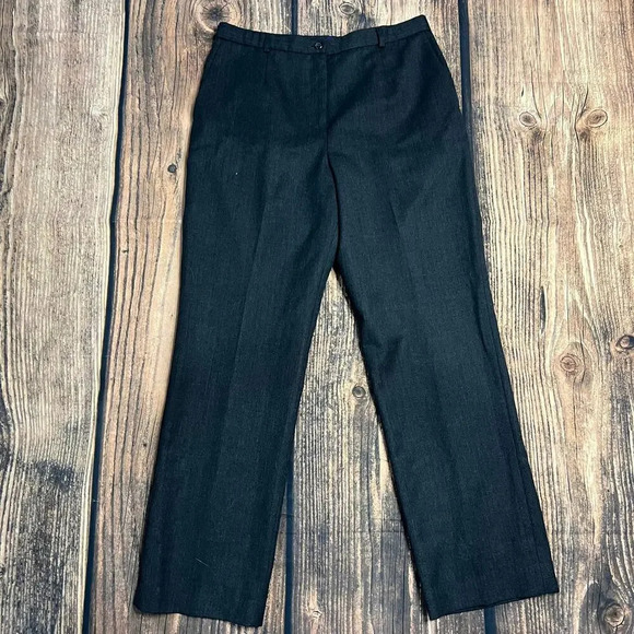 Pendleton Women's Vintage Wool Dress Pants‎ Gray Size 10 Straight Leg - Picture 1 of 3